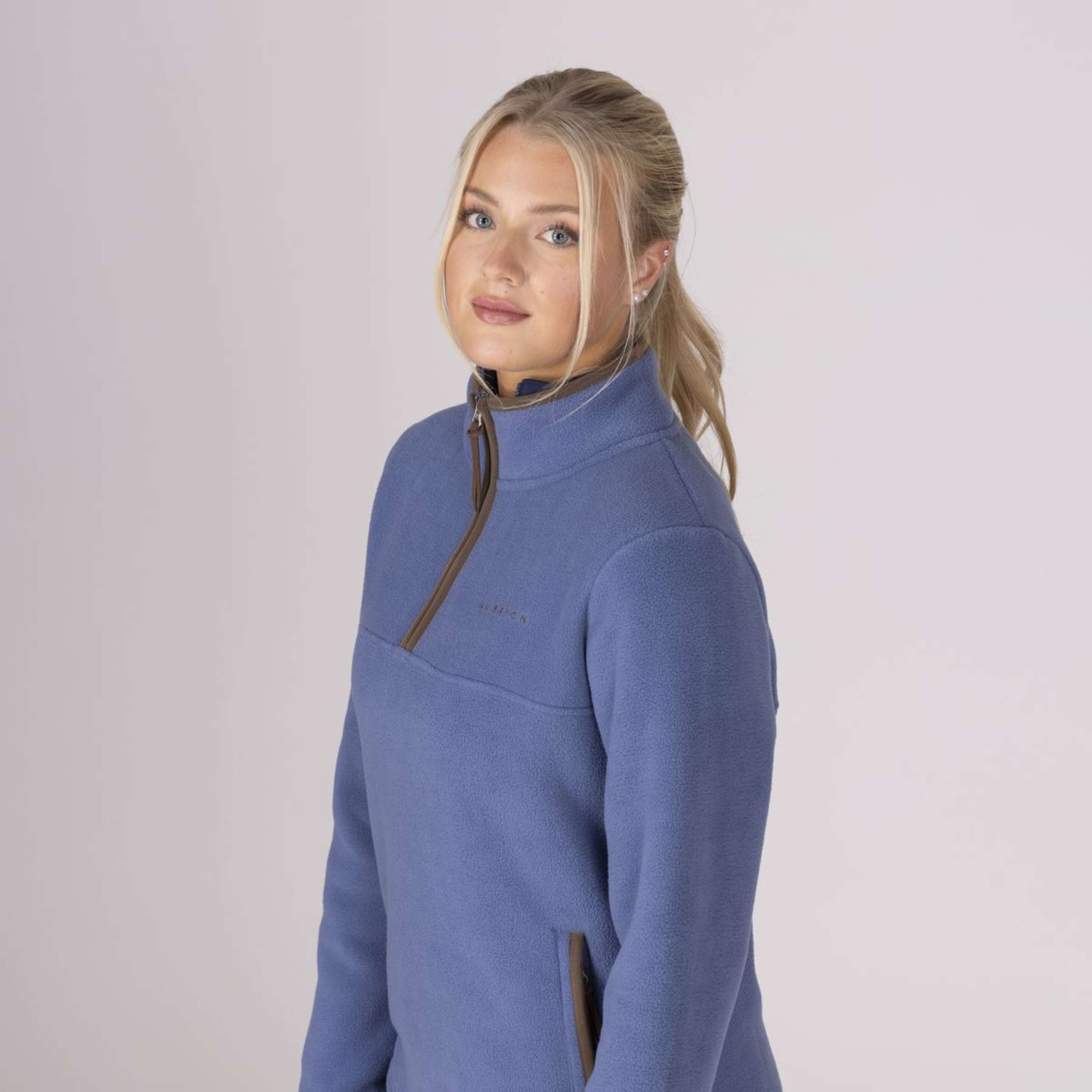 Aubrion by Shires Sweater Original Fleece Blue