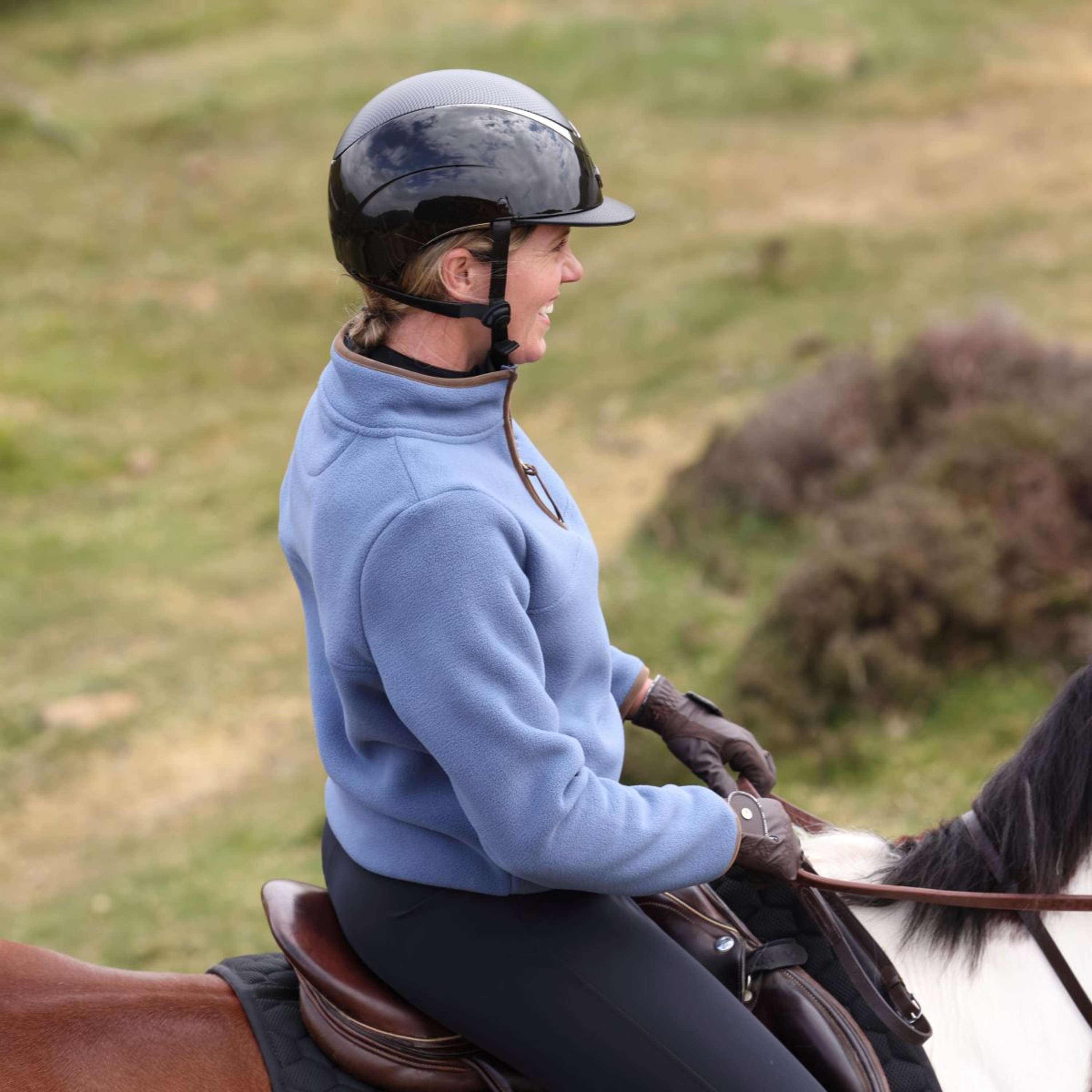Aubrion by Shires Sweater Original Fleece Blue