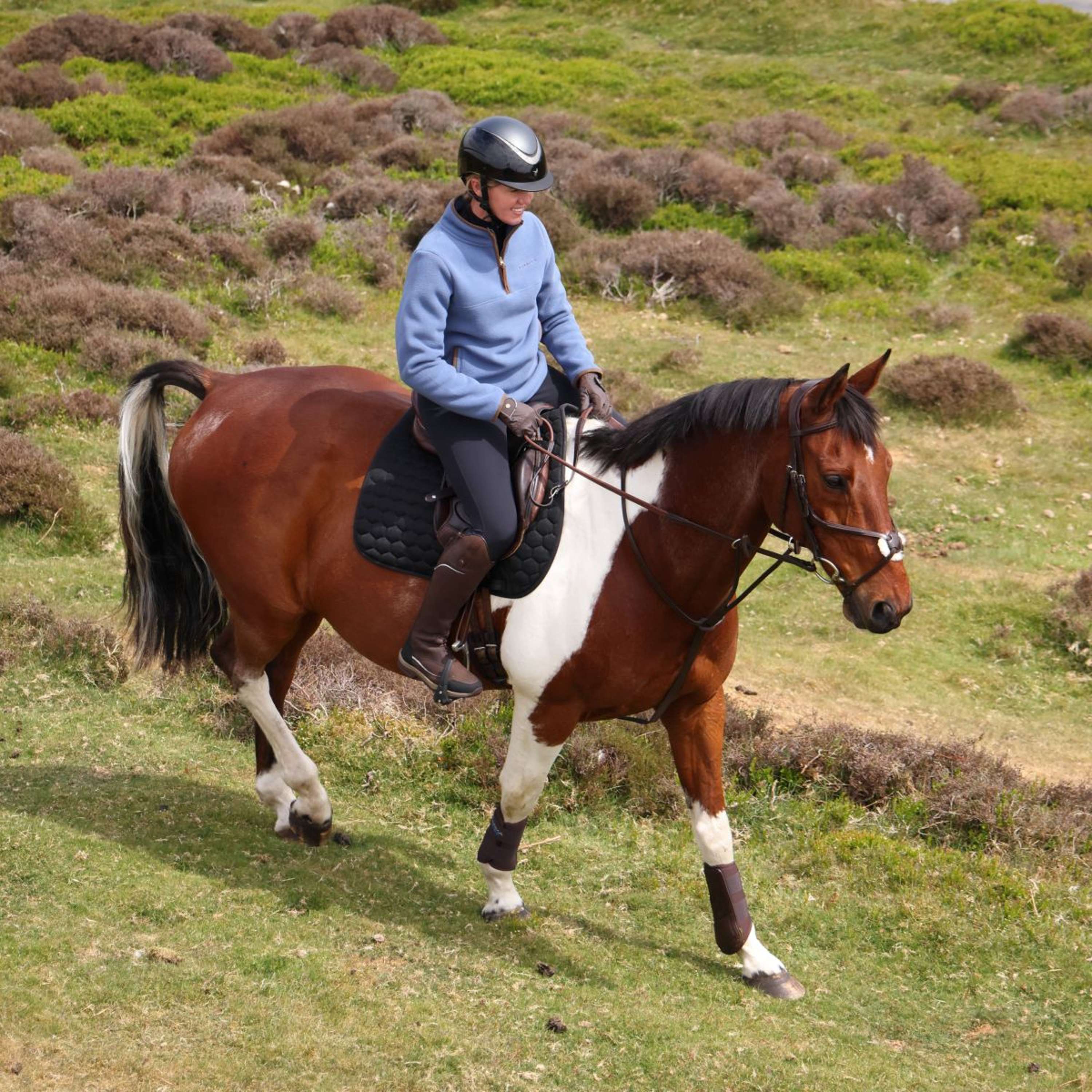 Aubrion by Shires Sweater Original Fleece Blue