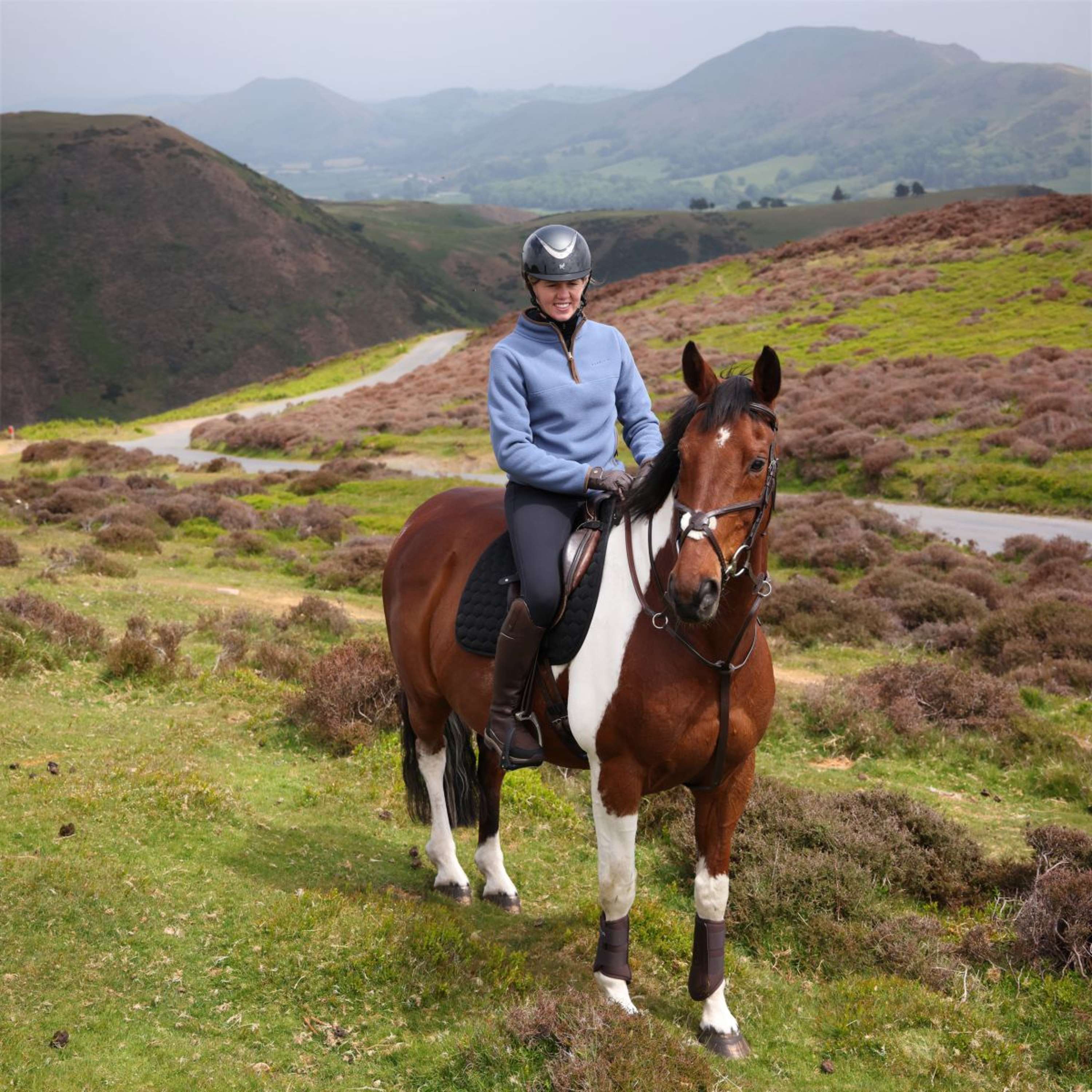 Aubrion by Shires Sweater Original Fleece Blue
