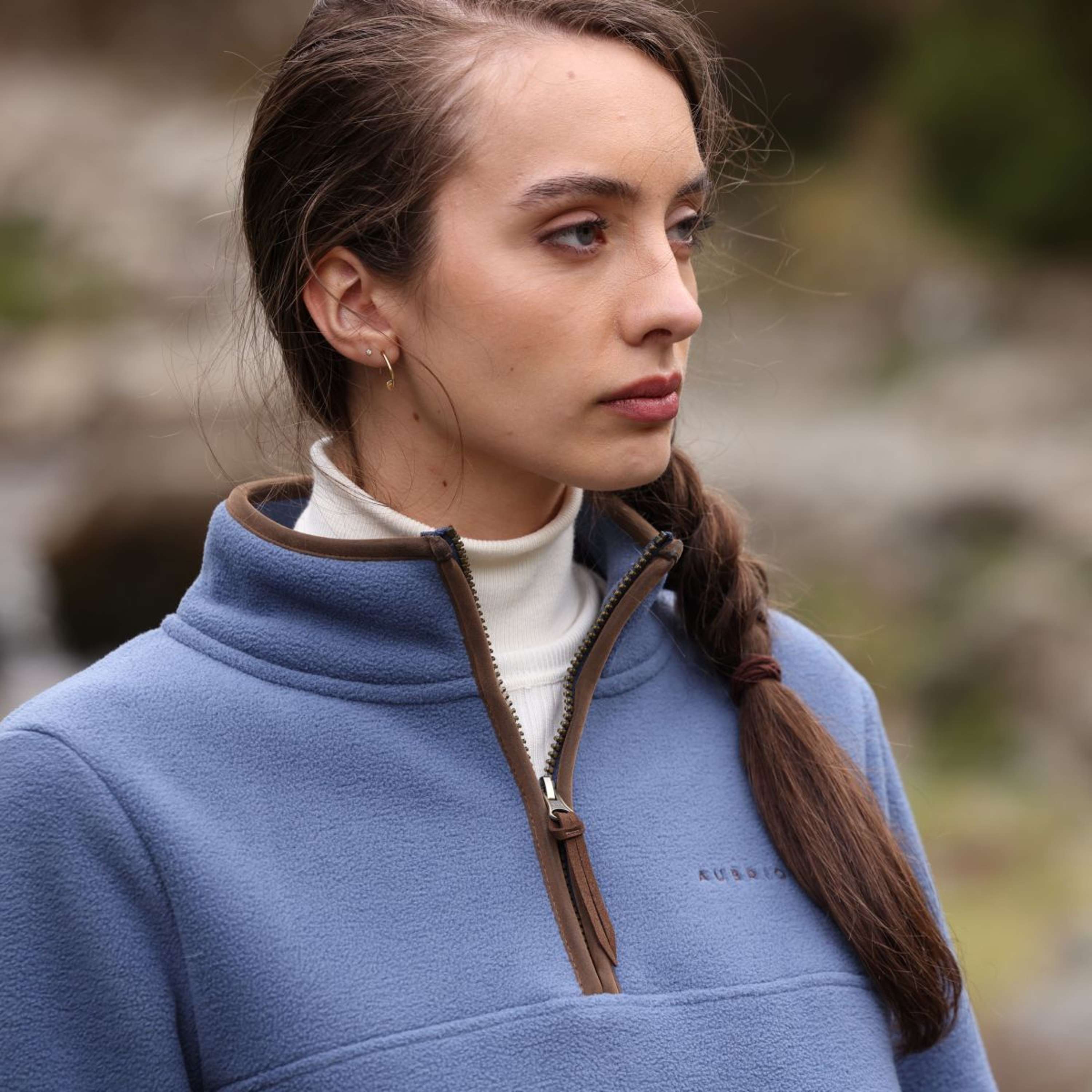 Aubrion by Shires Sweater Original Fleece Blue