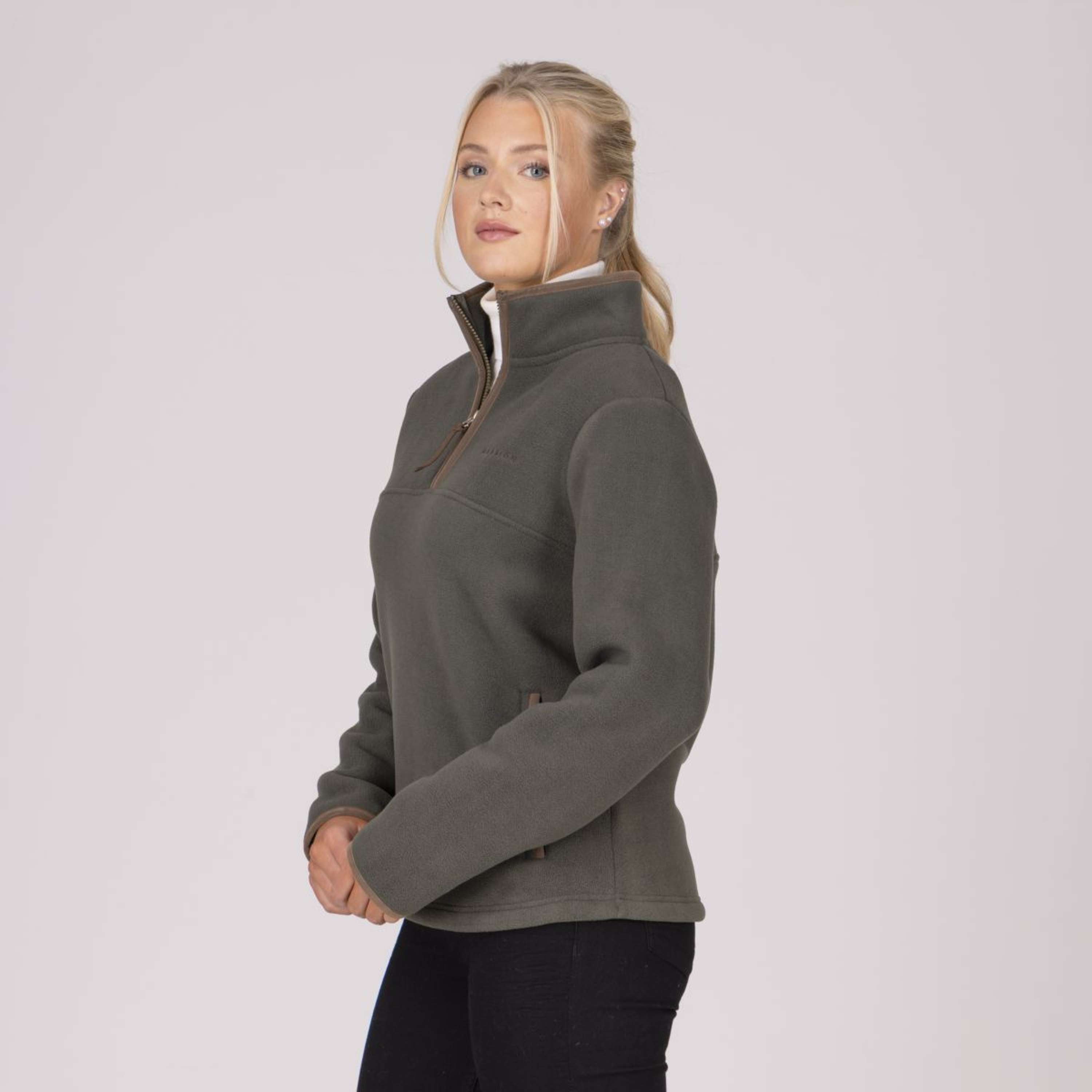 Aubrion by Shires Sweater Original Fleece Green