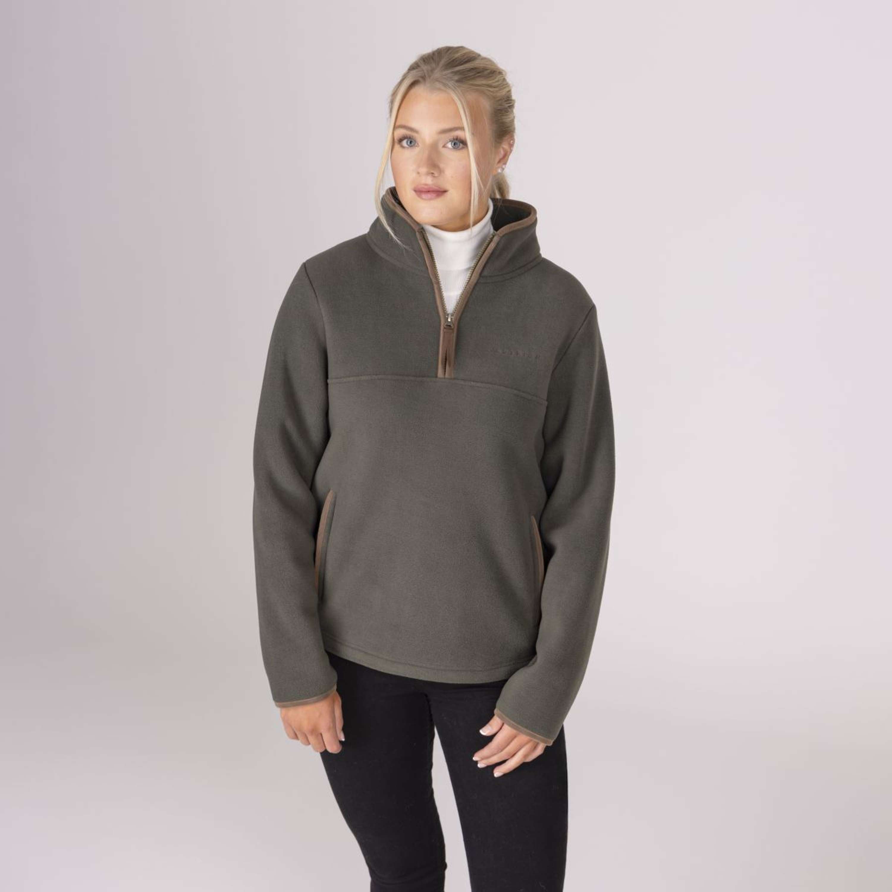 Aubrion by Shires Sweater Original Fleece Green