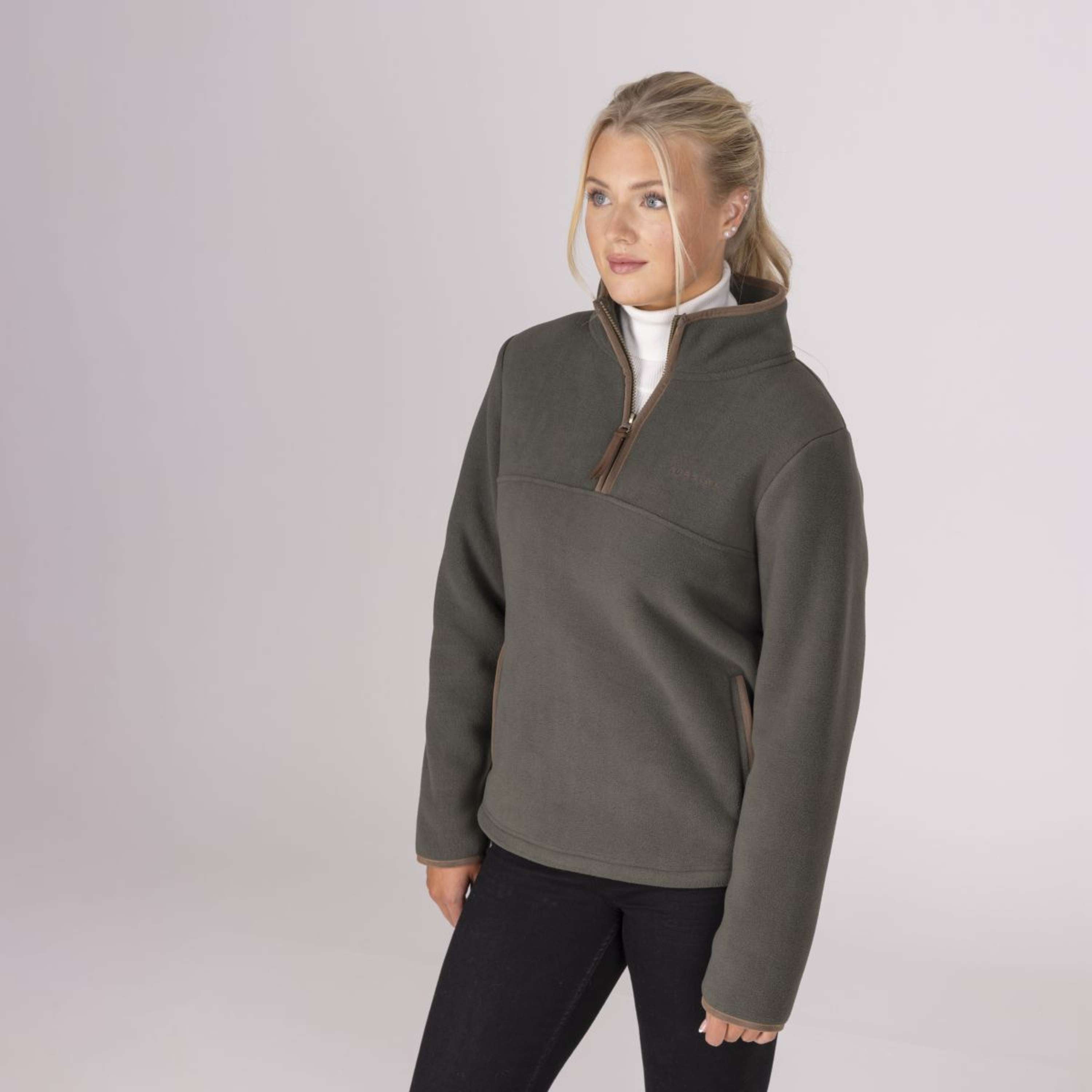 Aubrion by Shires Sweater Original Fleece Green