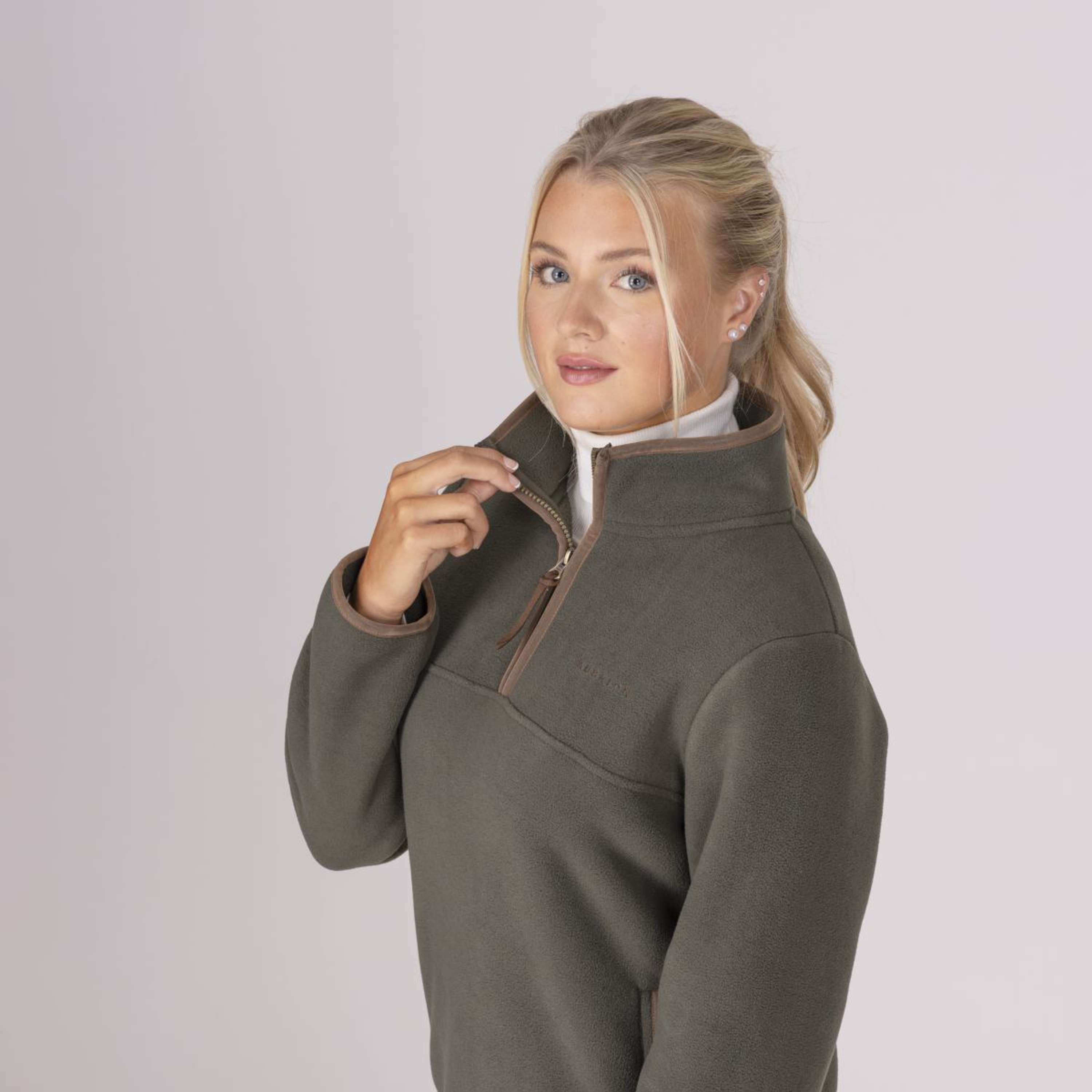 Aubrion by Shires Sweater Original Fleece Green