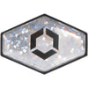 Flex-On Sticker Armet Silver Glitter