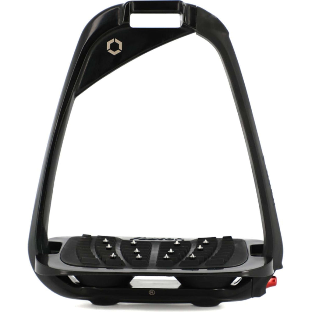 Flex-On Safety Stirrups Iron-s Inclined Ultra Grip Black