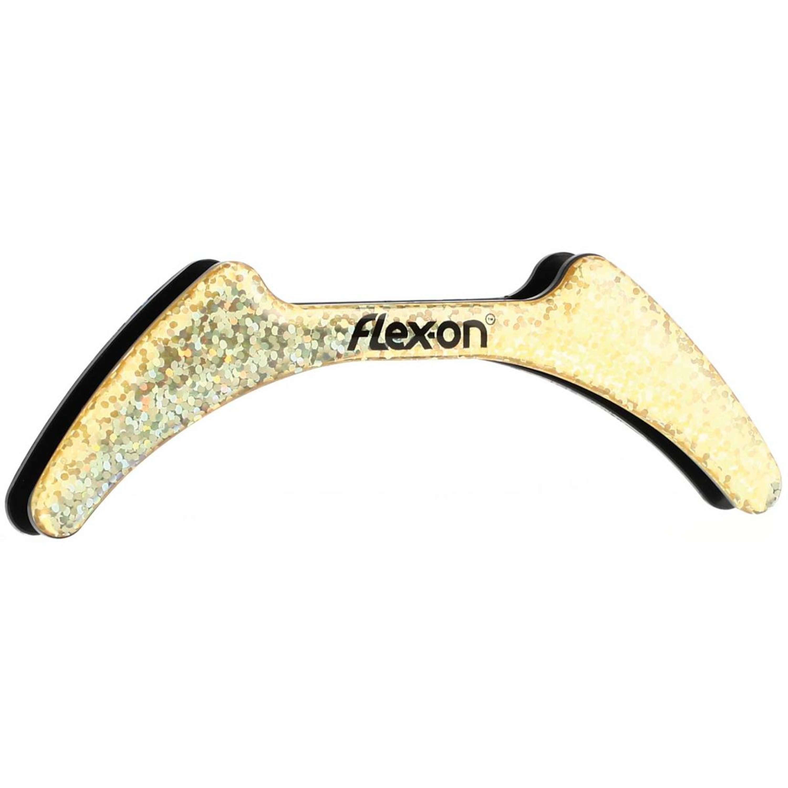 Flex-On Sticker Green-Compostie Gold Glitter