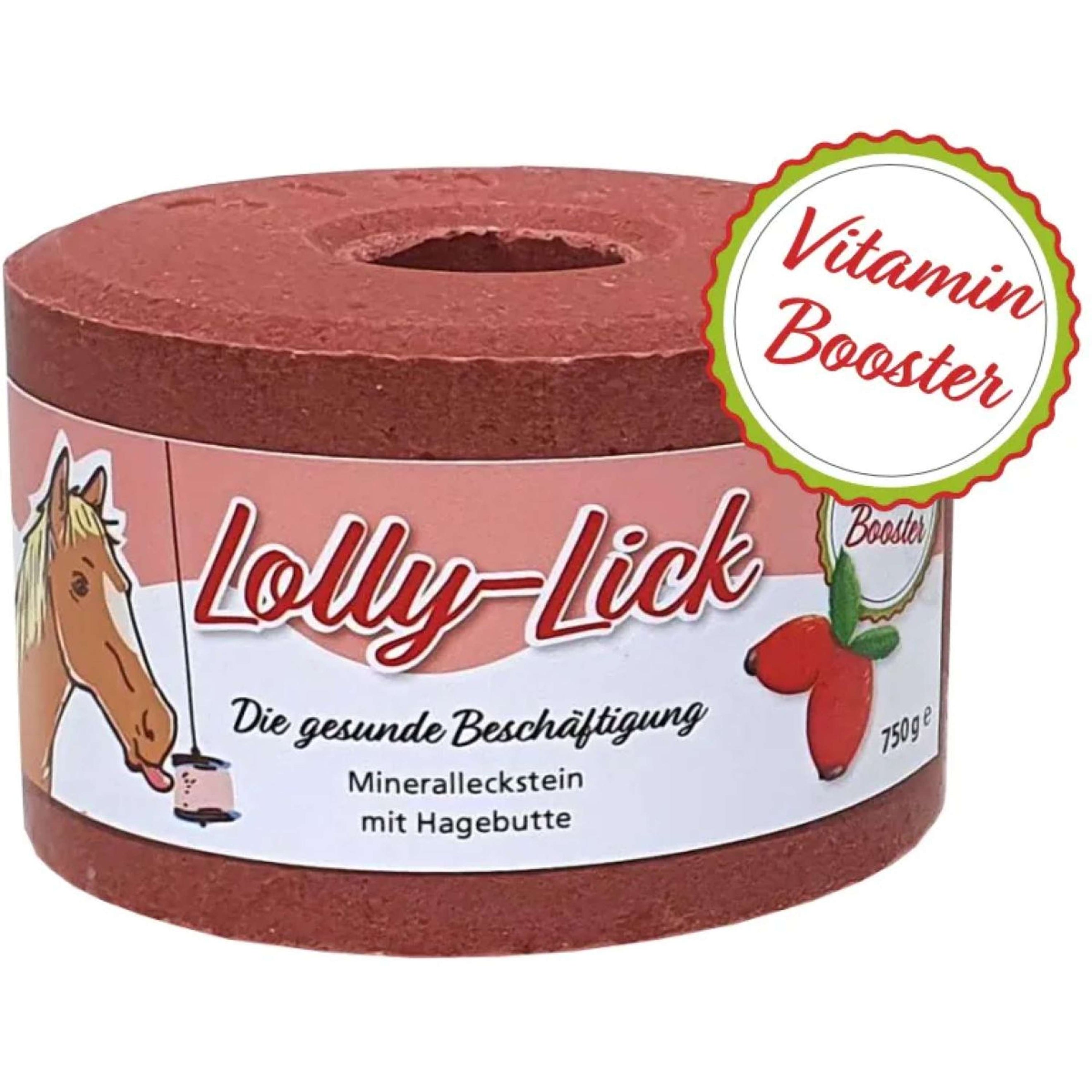 Animalixs Lick Stone LollyLick Vitamin Booster Rosehip