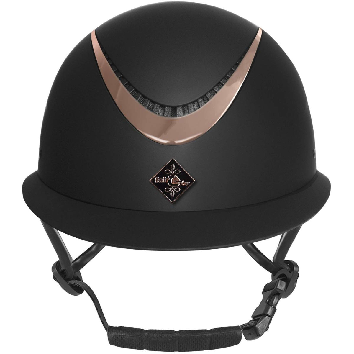 Fair Play Cap Apoleus Rosegold Wide Visor Black