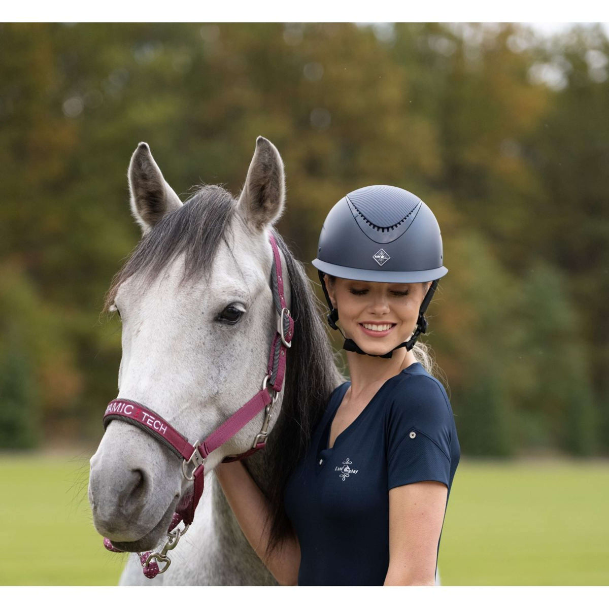 Fair Play Cap Apoleus Carbon Wide Visor Navy