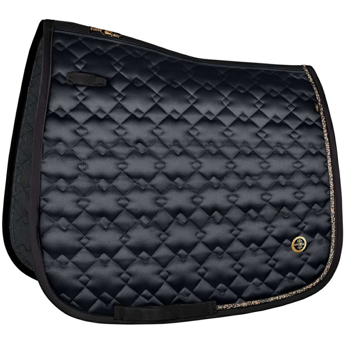 Fair Play Saddlepad Hematite Dressage Black