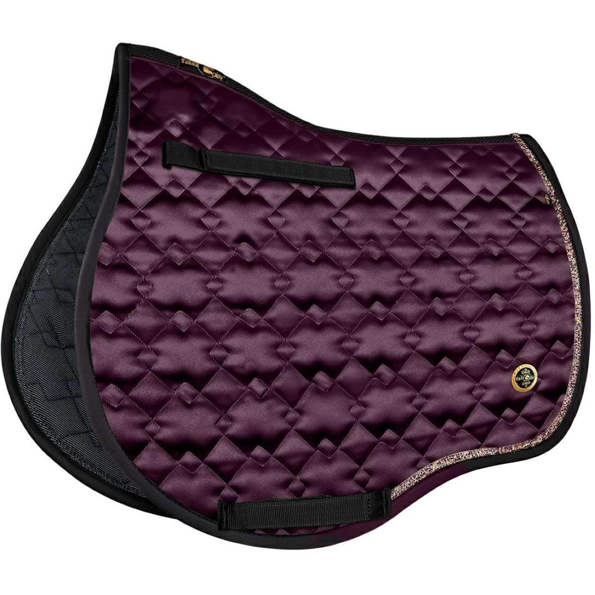 Fair Play Saddlepad Hematite Jumping Royal Berry