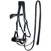 F.R.A. Bit-less Bridle Aruba Side Pull Softleather Reins Brown