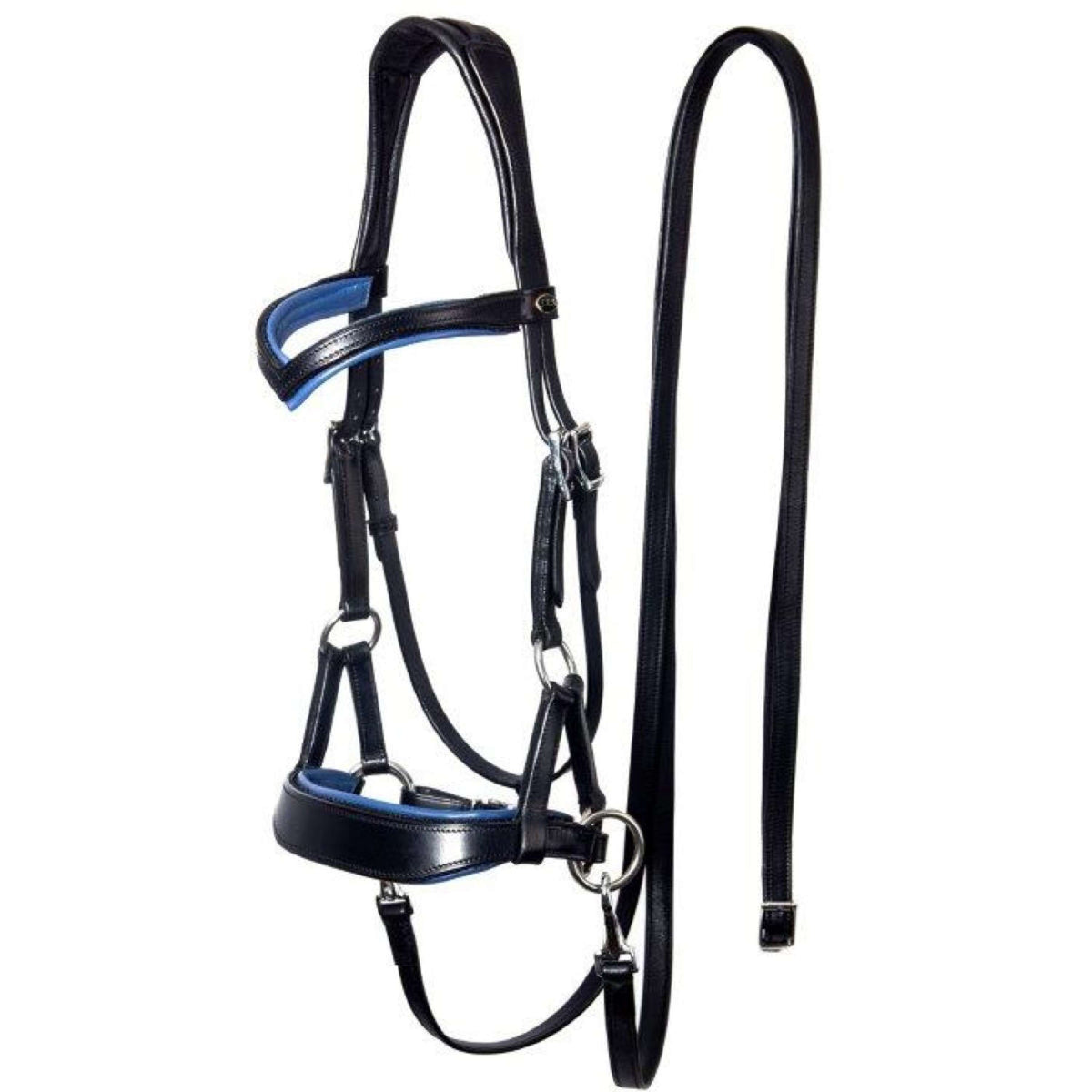 F.R.A. Bit-less Bridle Aruba Side Pull Softleather Reins Brown