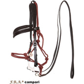 F.R.A. Bridle-Halter Combination Campari Brown
