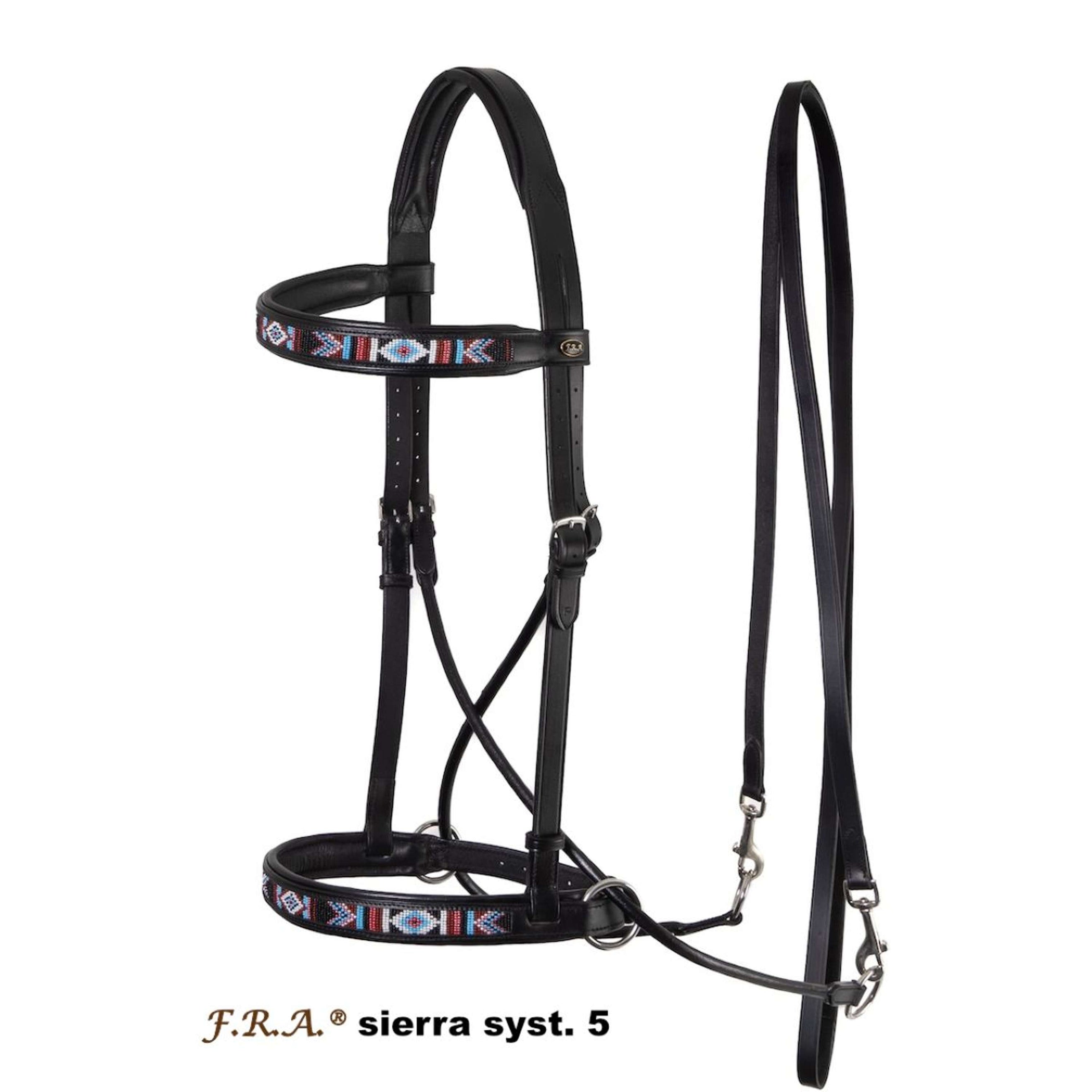 F.R.A. Bitless Bridle sierra systeem 5 Black