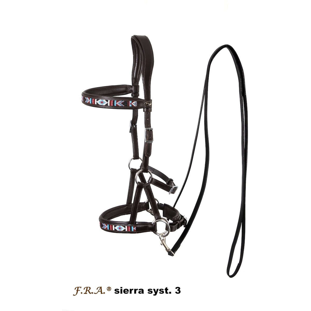 F.R.A. Bitless Bridle sierra systeem 3 Brown