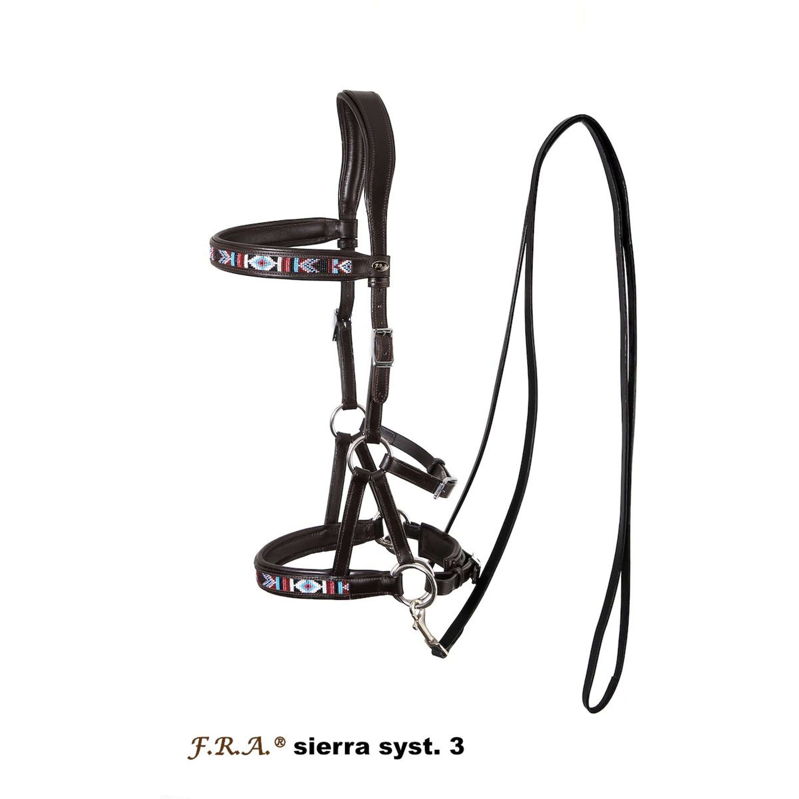 F.R.A. Bitless Bridle sierra systeem 3 Brown F.R.A. Bitless Bridle sierra systeem 3 Brown