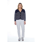 Harcour Sweater Camelia Cardigant Women Navy/White