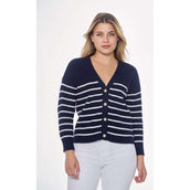 Harcour Sweater Camelia Cardigant Women Navy/White