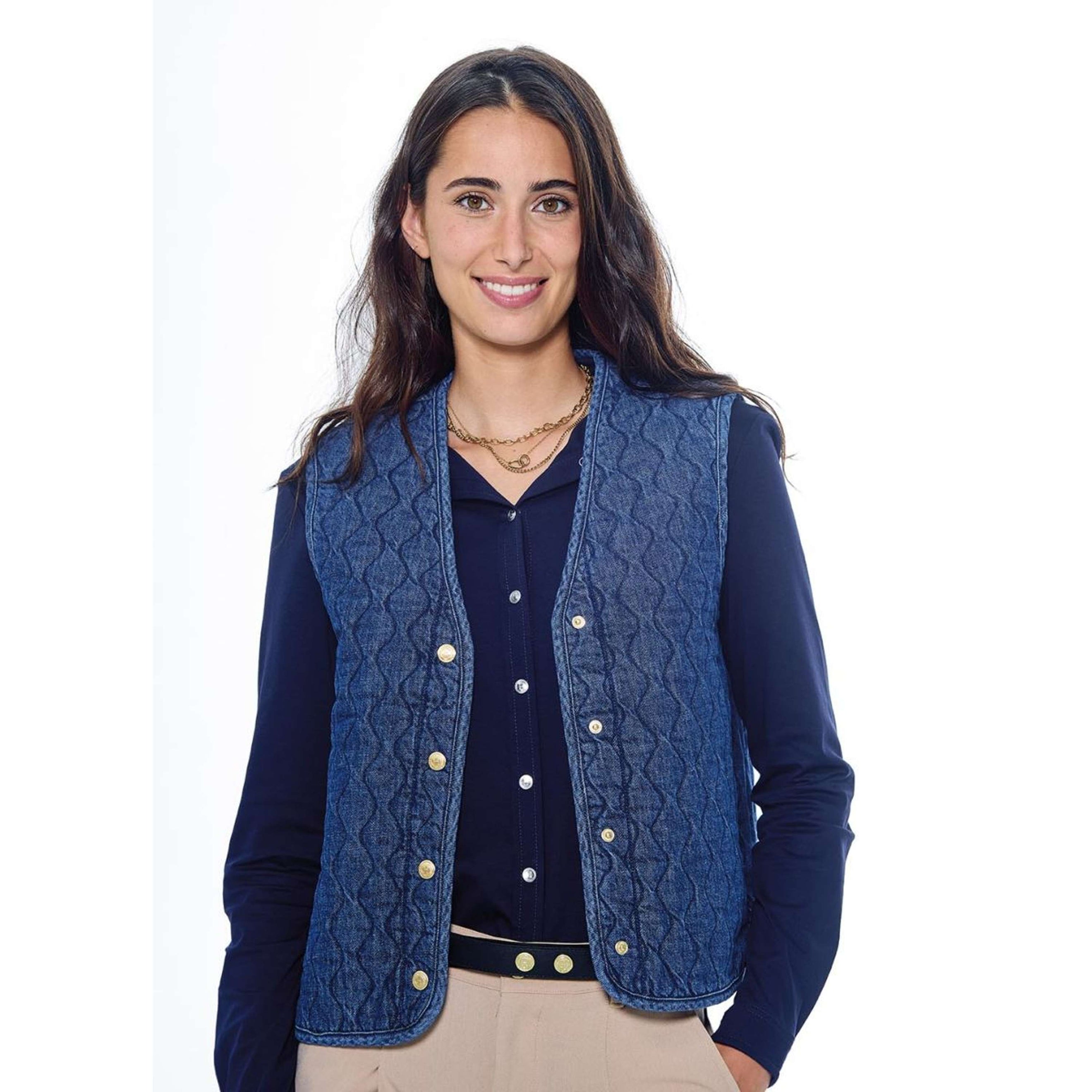 Harcour Waistcoat Joeva Women Denim