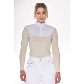 Harcour Competition Shirt Pannie Long Sleeves Ivory