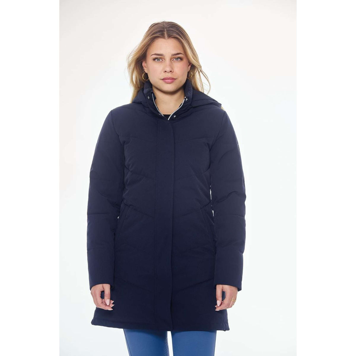 Harcour Parka Pich Long Navy