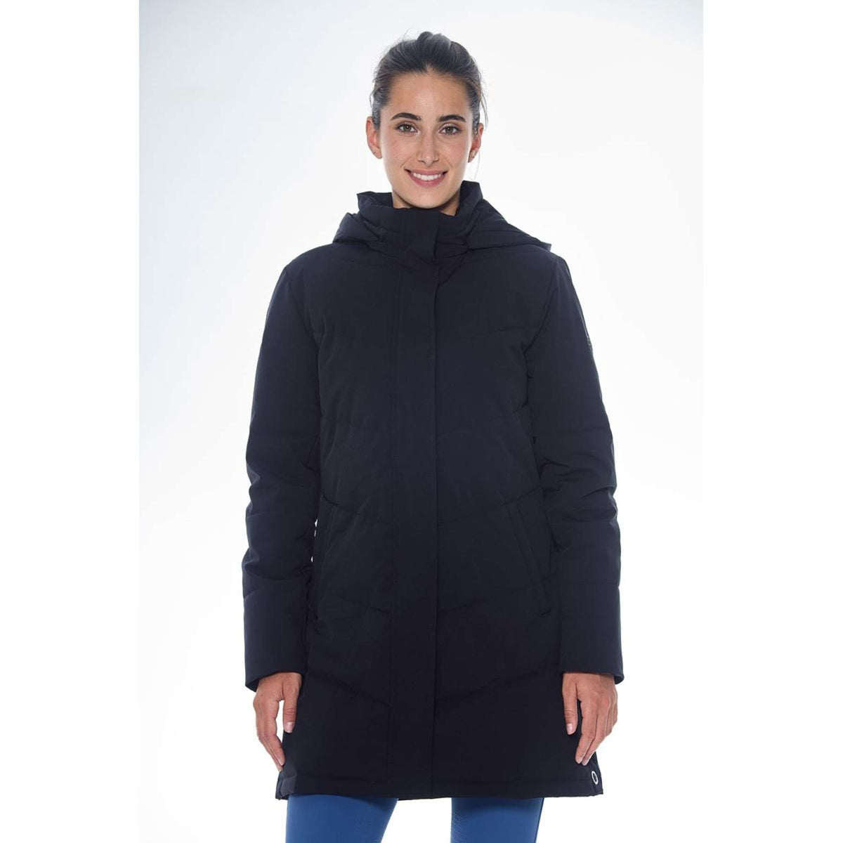 Harcour Parka Pich Long Black