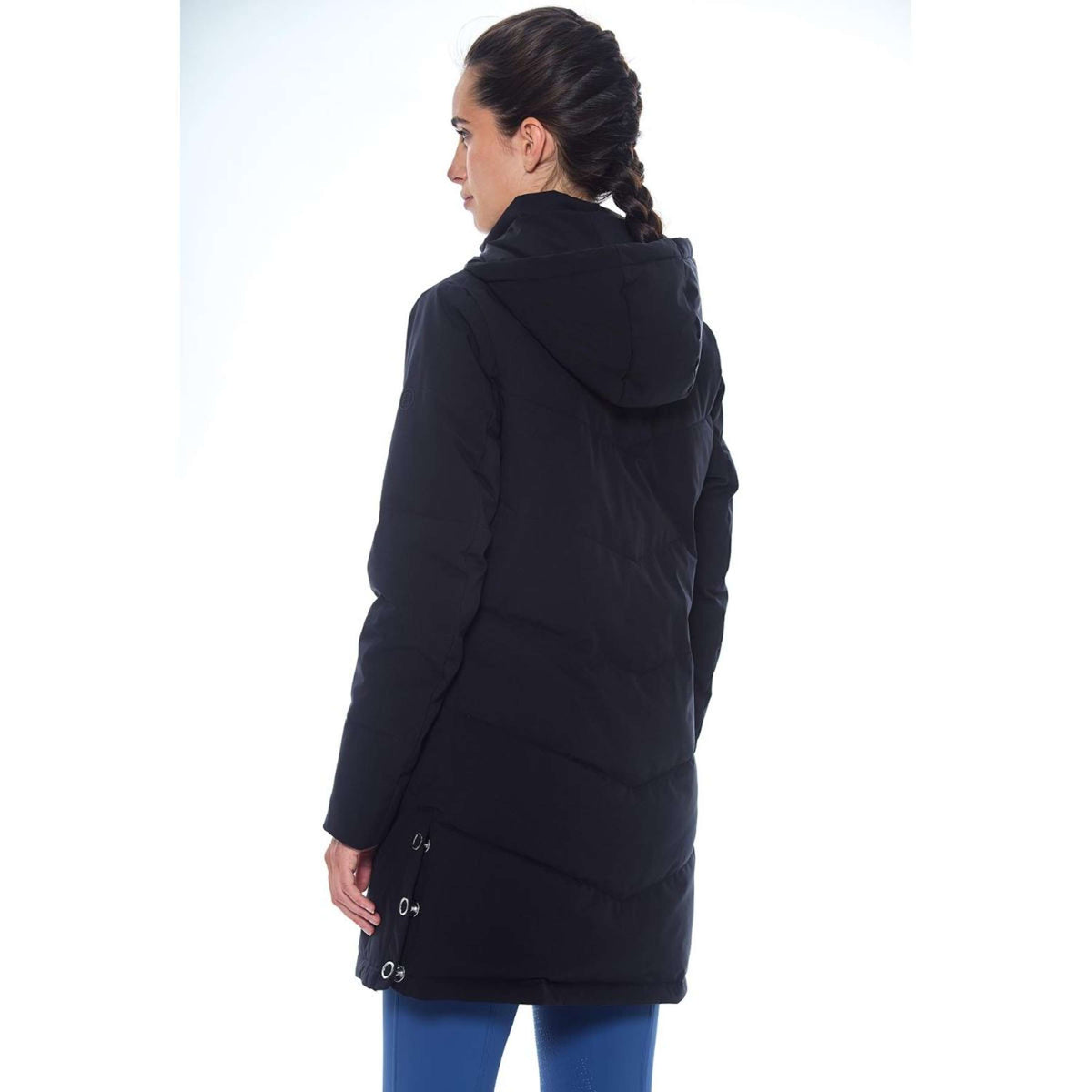 Harcour Parka Pich Long Black