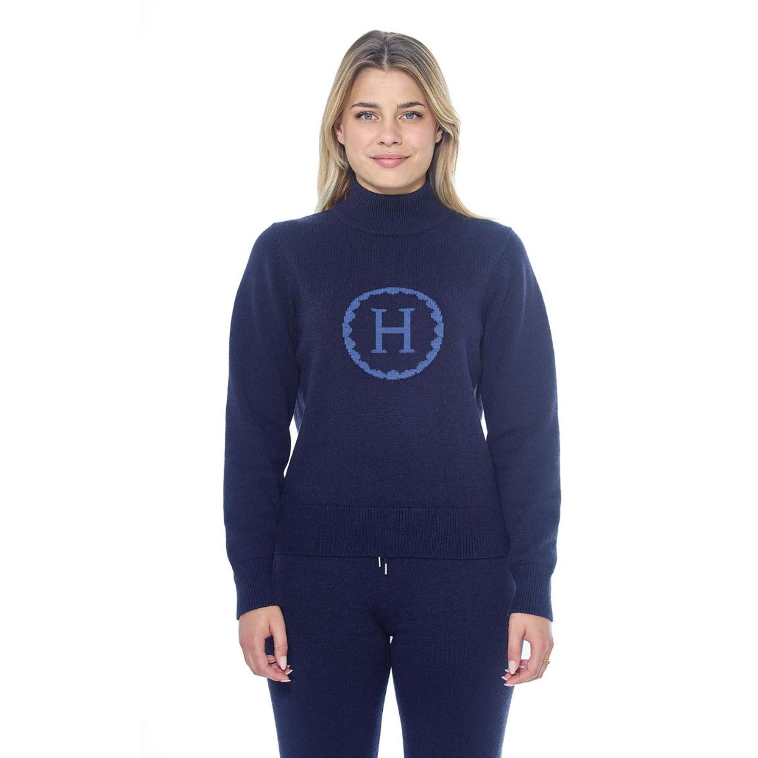 Harcour Sweater Plaza Women Navy