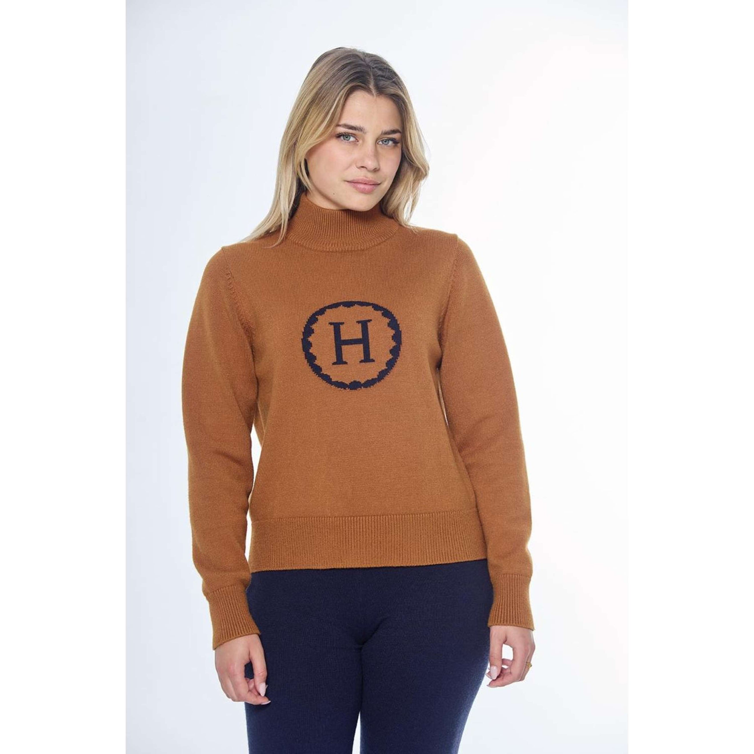 Harcour Sweater Plaza Women Golden yellow