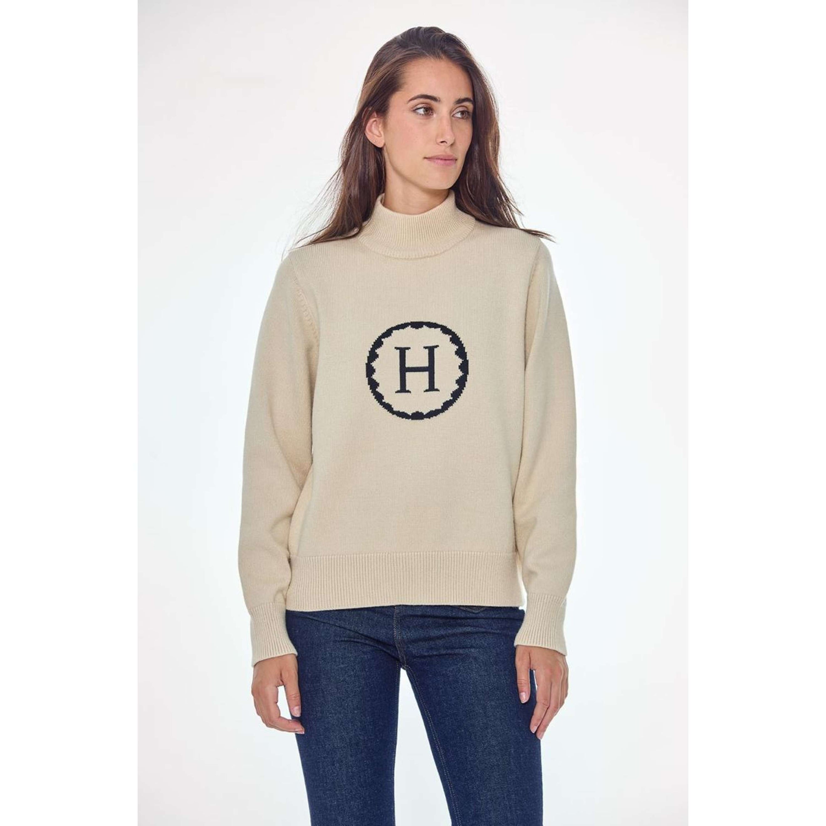 Harcour Sweater Plaza Women Ivory