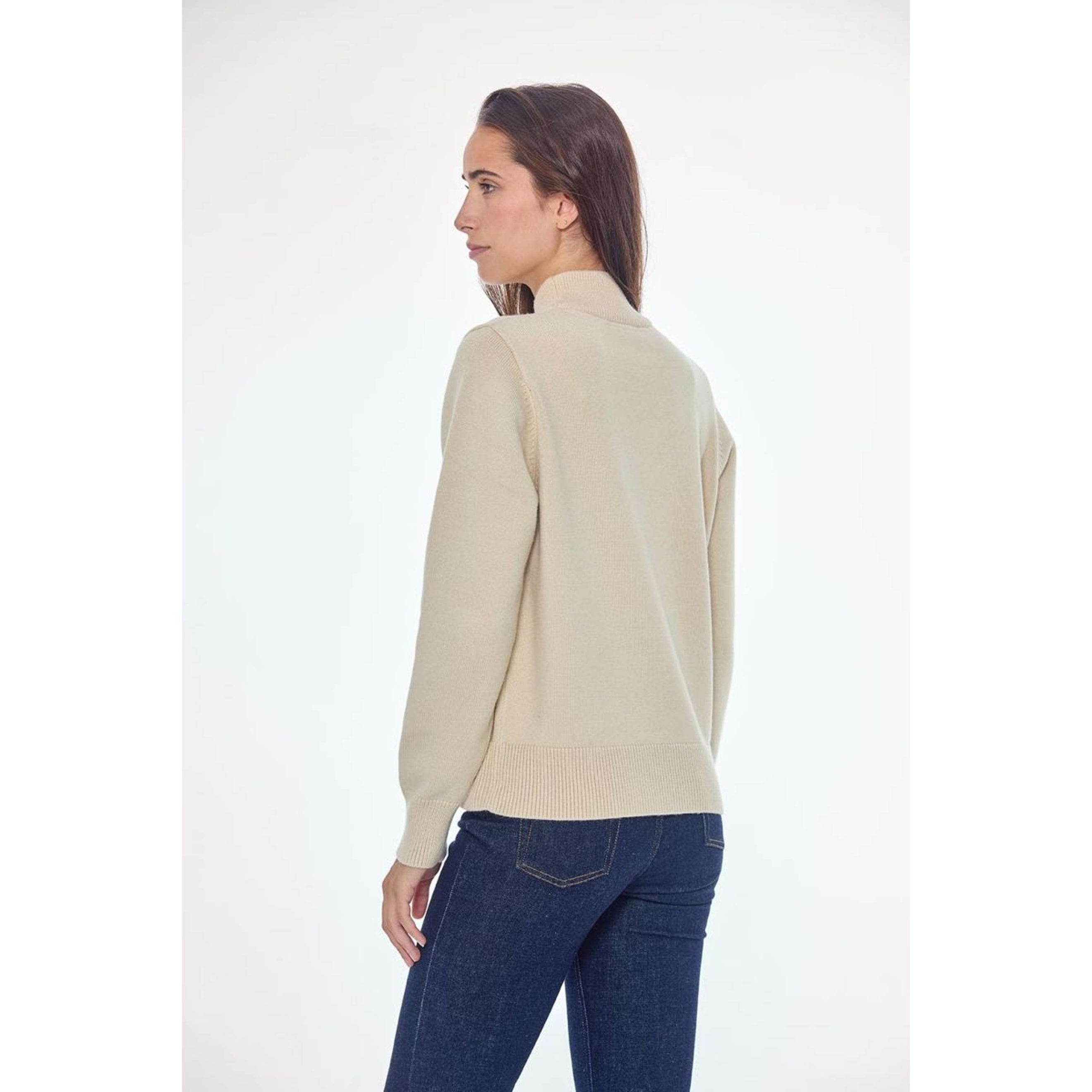 Harcour Sweater Plaza Women Ivory