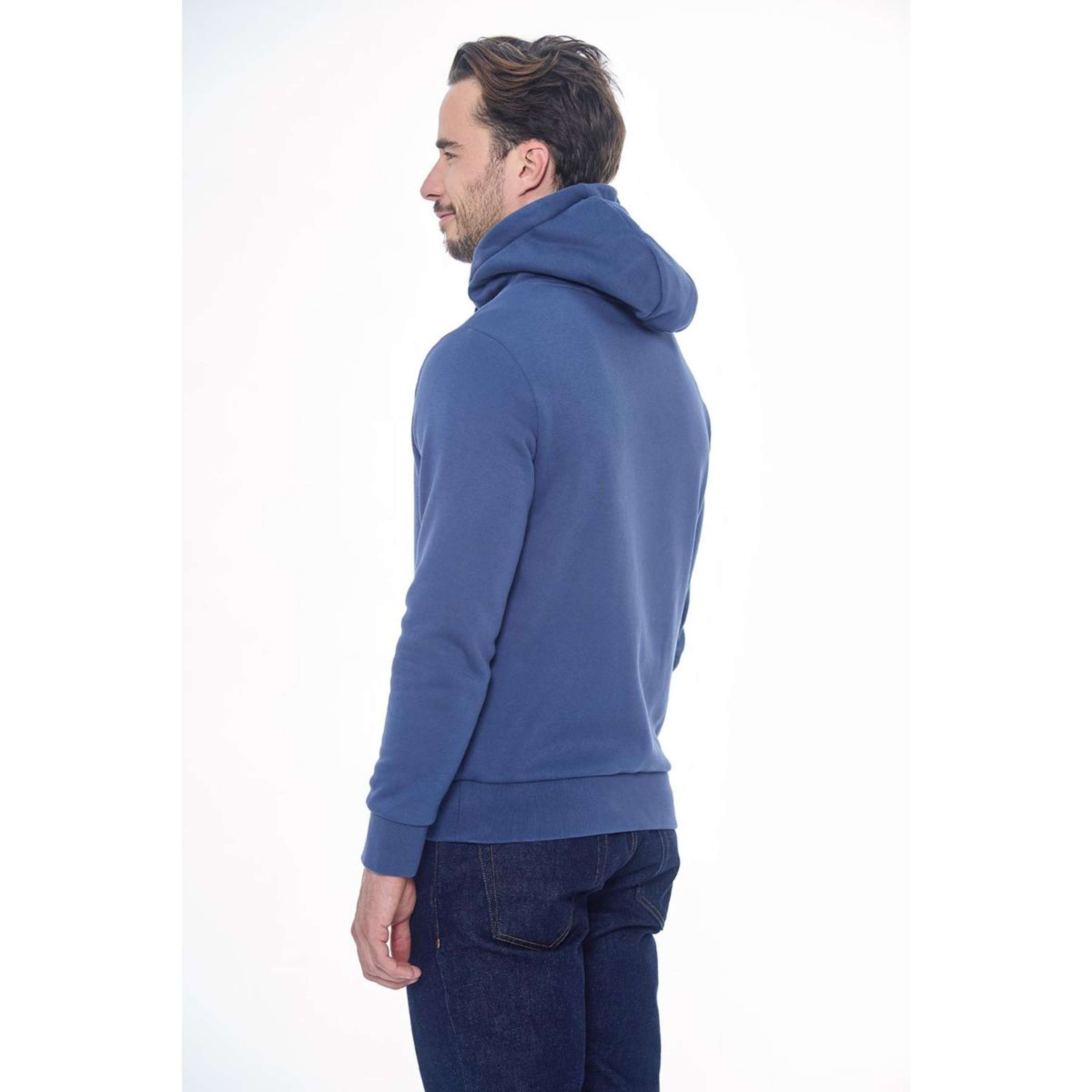 Harcour Hoodie Samy Unisex Steel Blue