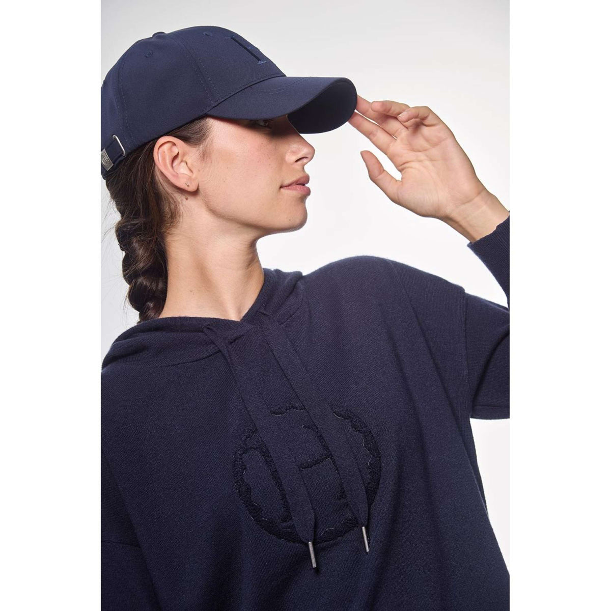 Harcour Hoodie Santa Women Navy