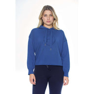 Harcour Hoodie Santa Women Steel Blue