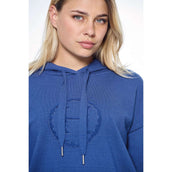 Harcour Hoodie Santa Women Steel Blue