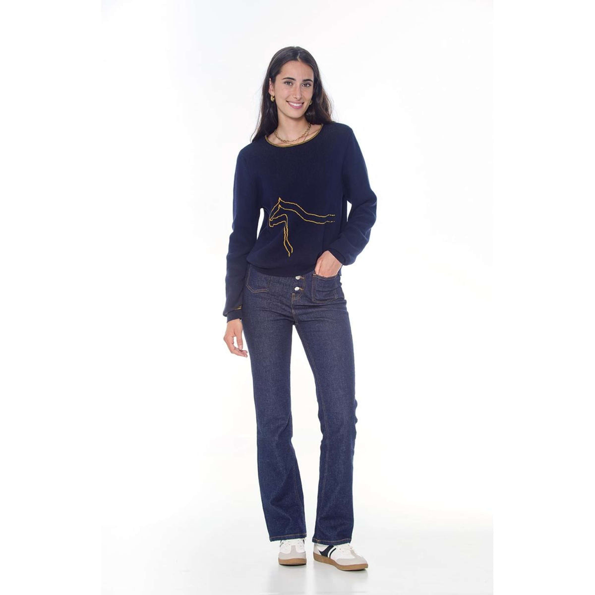 Harcour Sweater Swift Women Navy