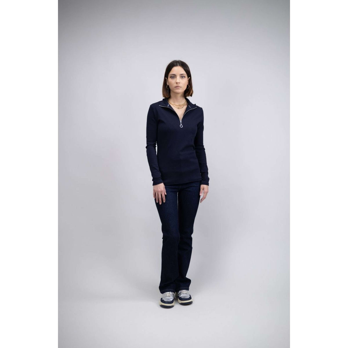 Harcour Poloshirt LS Pipal Women Navy