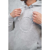 Harcour Hoodie Samy Unisex Grey Melange