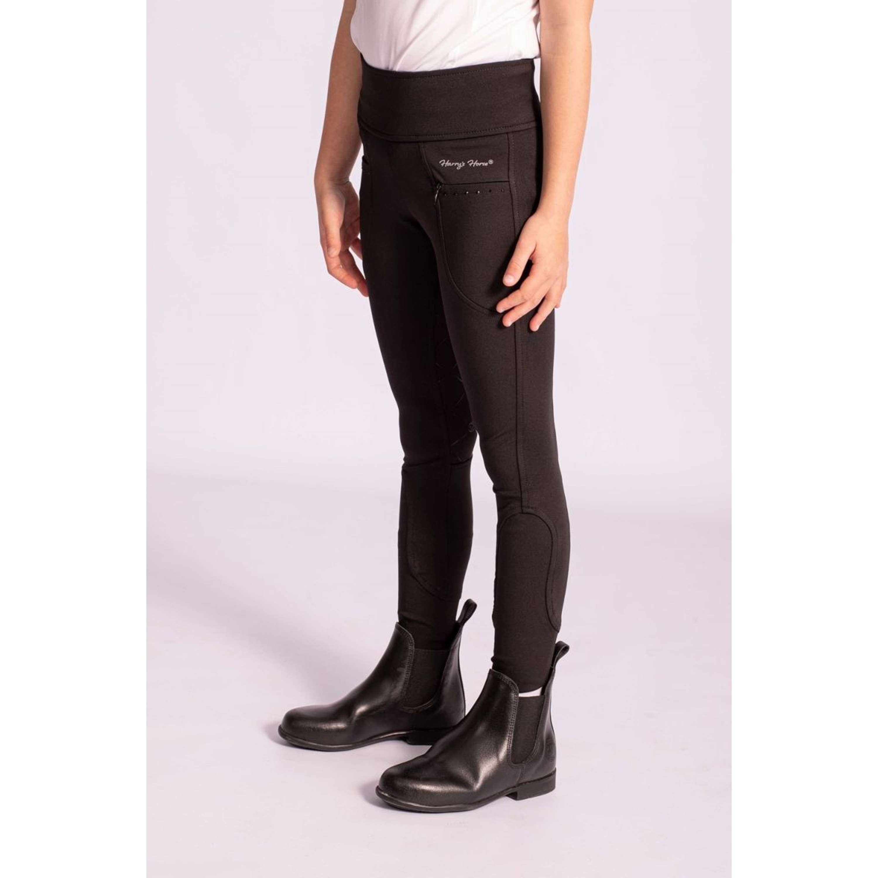 Harry's Horse Riding Legging Equitights Rookie Full Grip Black