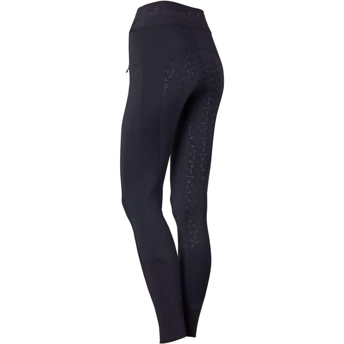 Harry's Horse Riding Legging Amethyst Full Grip Black