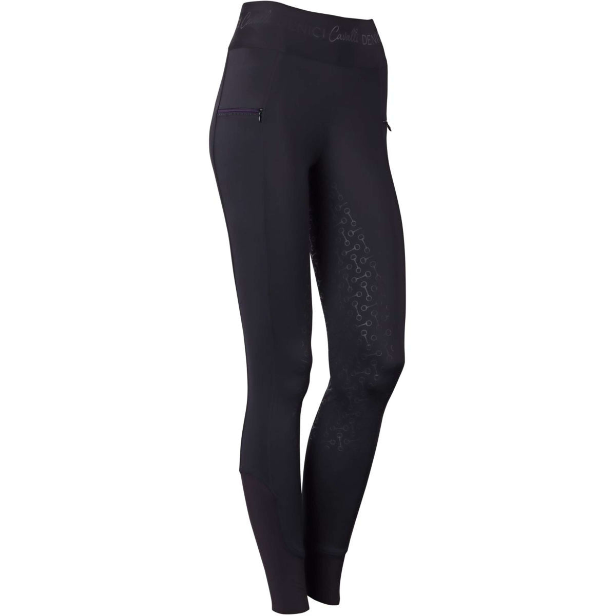 Harry's Horse Riding Legging Amethyst Full Grip Black