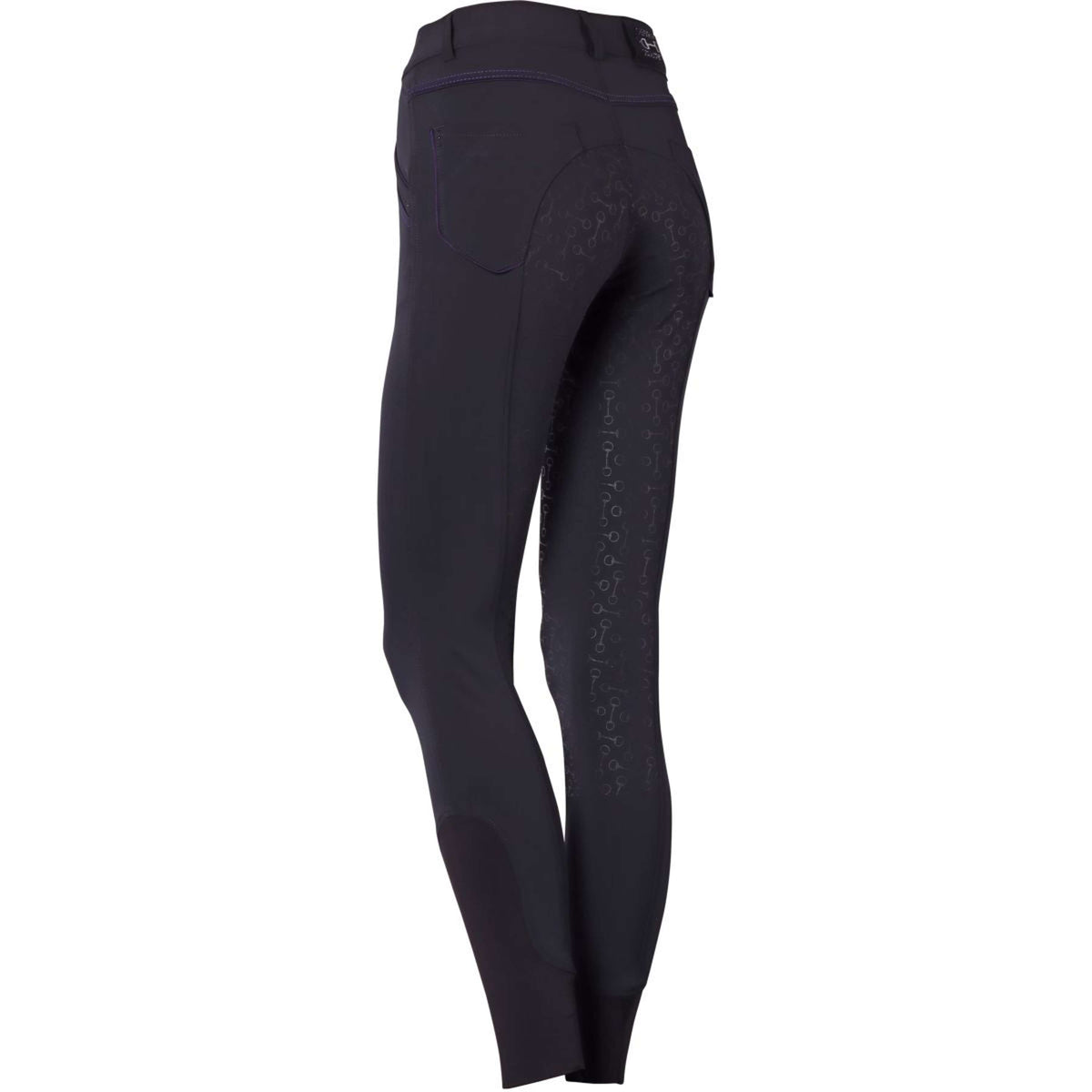 Harry's Horse Breeches Amethyst Full Grip Black