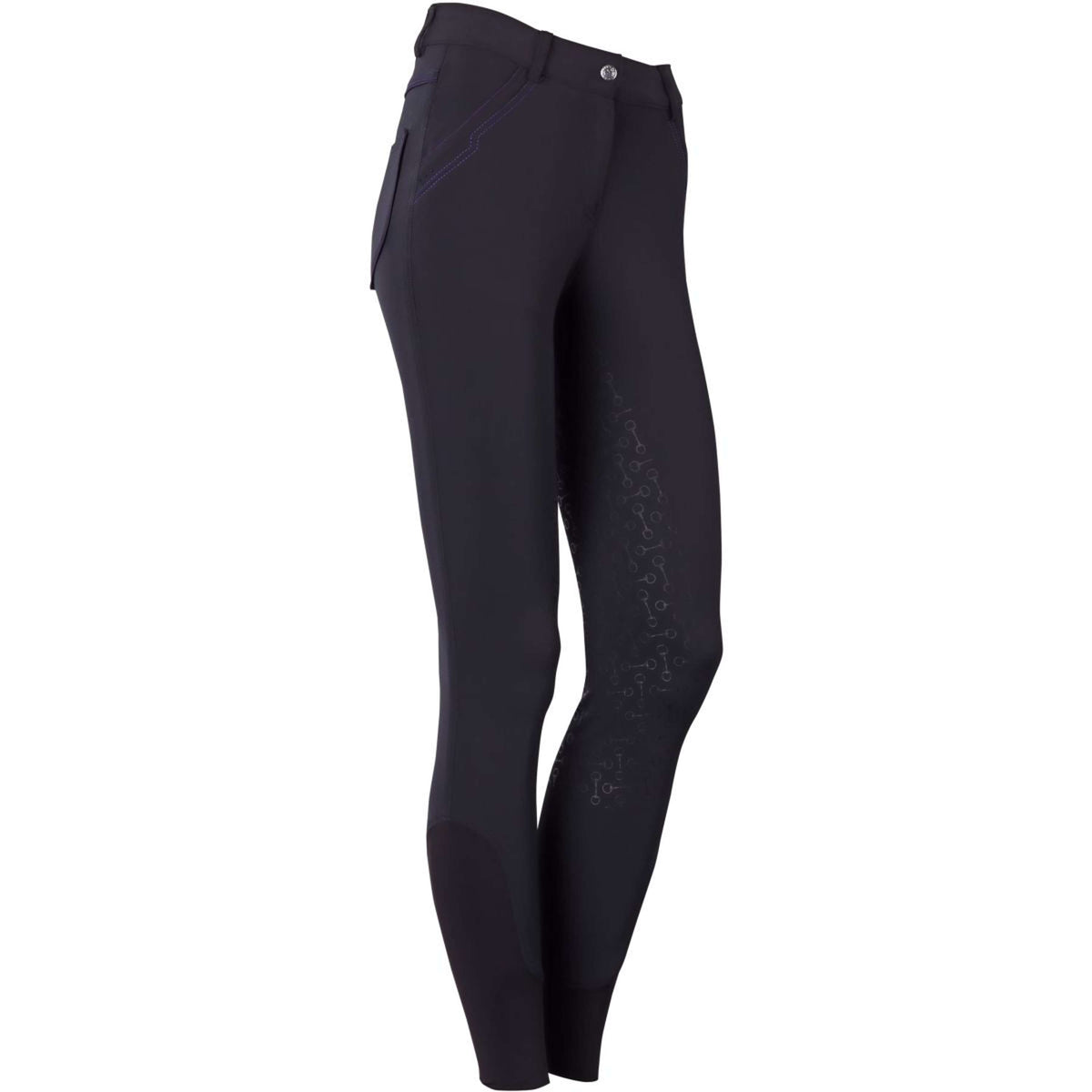 Harry's Horse Breeches Amethyst Full Grip Black