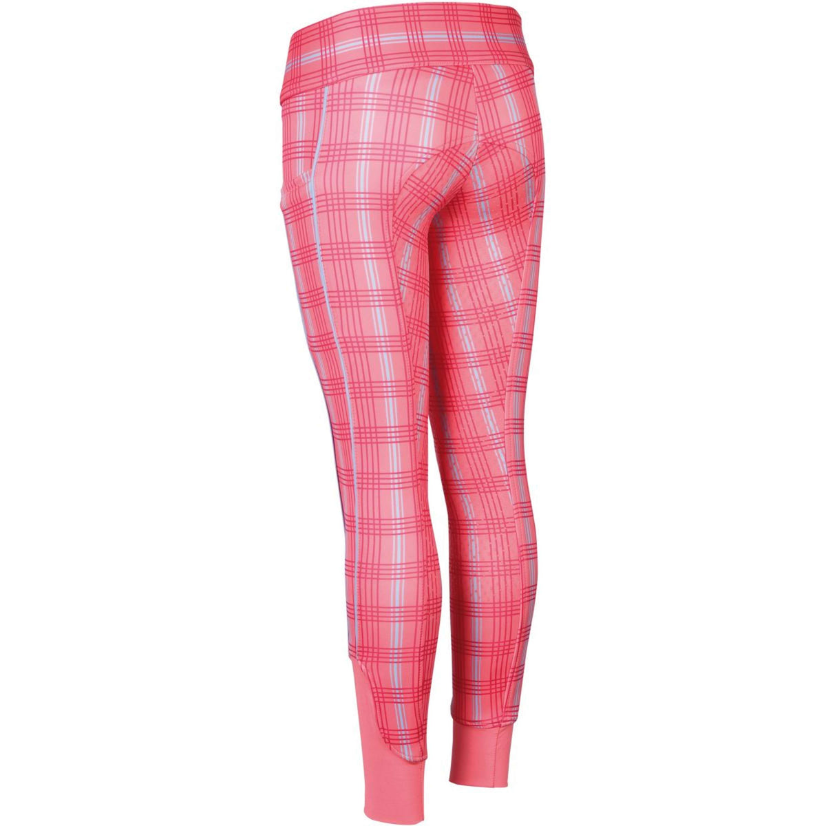 Harry's Horse Riding Legging Check Diva Stella Full Grip Pink