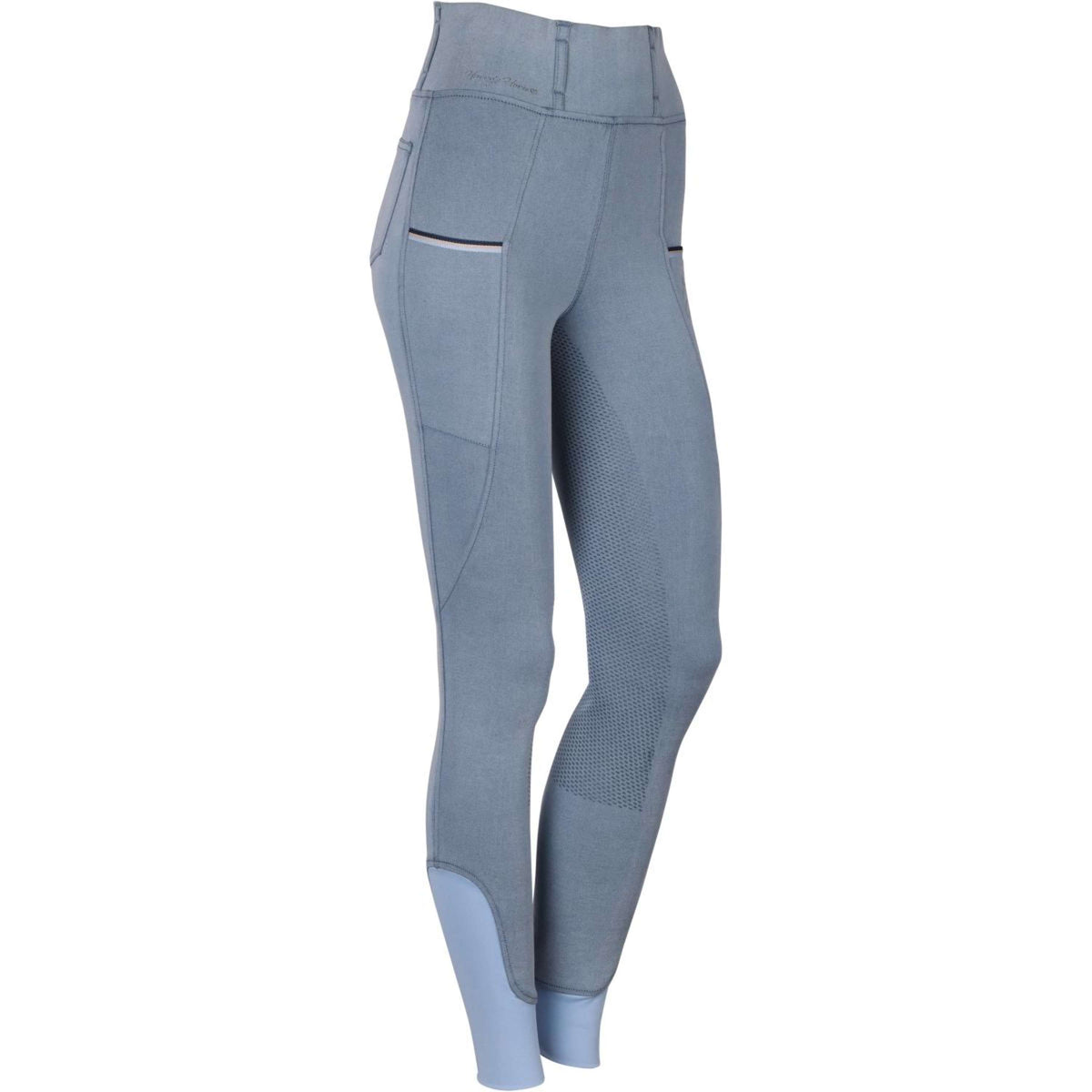 Harry's Horse Riding Legging Denim Just Ride Praia Full Grip Lightblue