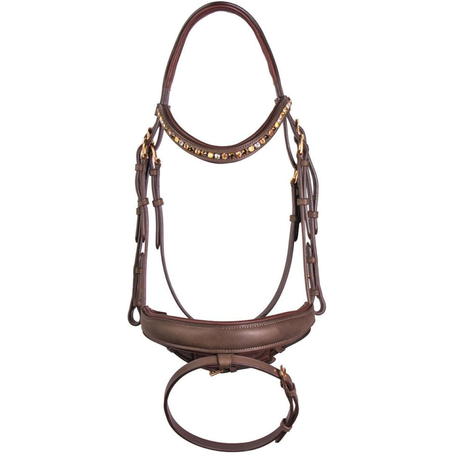 Harry's Horse Bridle Bombastic Crystals Brown