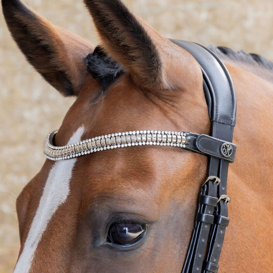 Harry's Horse Browband Clincher Silver